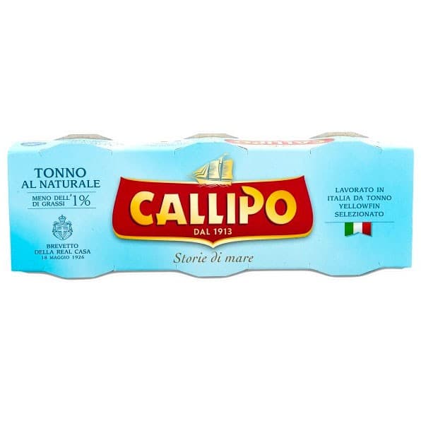 Callipo Tonfisk i Vatten 3x80g