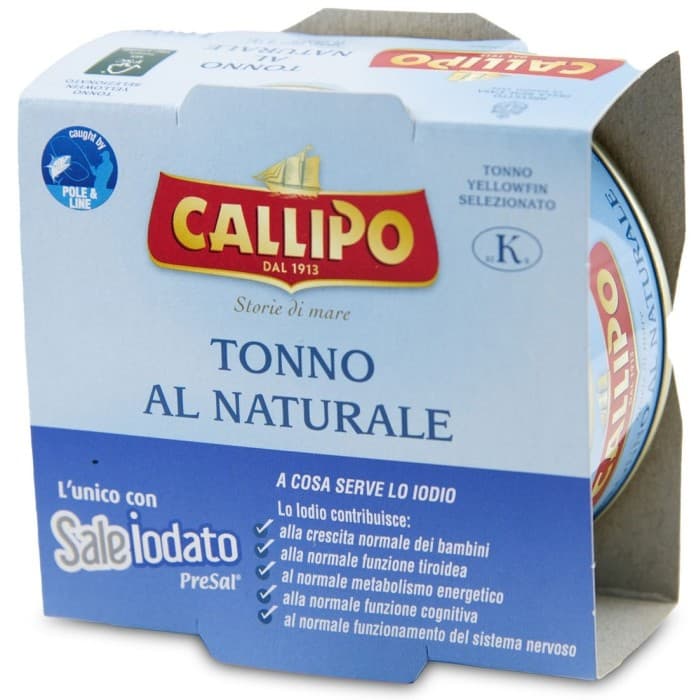 Callipo Tonfisk i Vatten i Plåtburk  160g