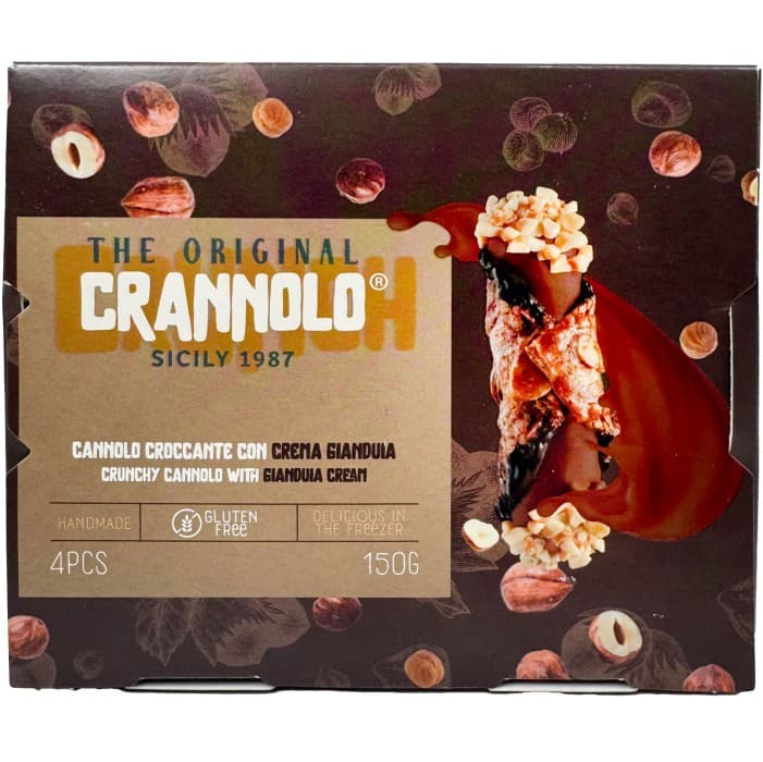 Crannolo Cannoli med Giandujacreme 150g – från Crannolo – 75 kr – hos Delitea