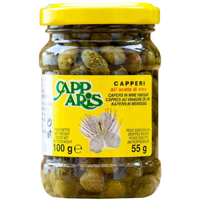 Capparis Kapris i Vinäger Stora 100g