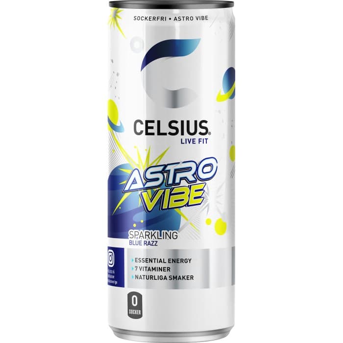 Celsius Astro Vibe Energidryck 35,5cl – från Celsius – 24 kr – hos Delitea