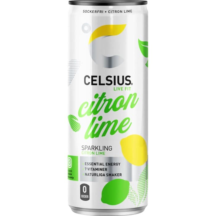 Celsius Citron Lime 355ml – från Celsius – 24 kr – hos Delitea