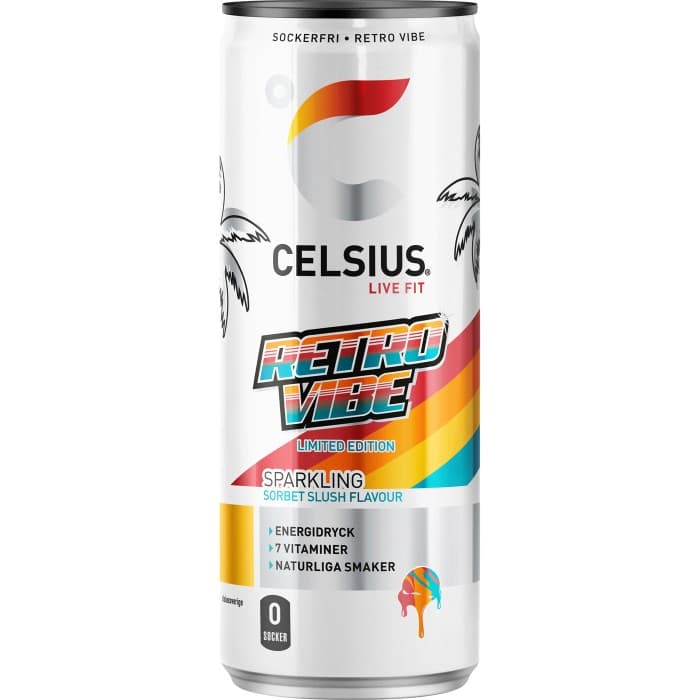 Celsius Retro Vibe Limited Edition Energidryck 35,5cl