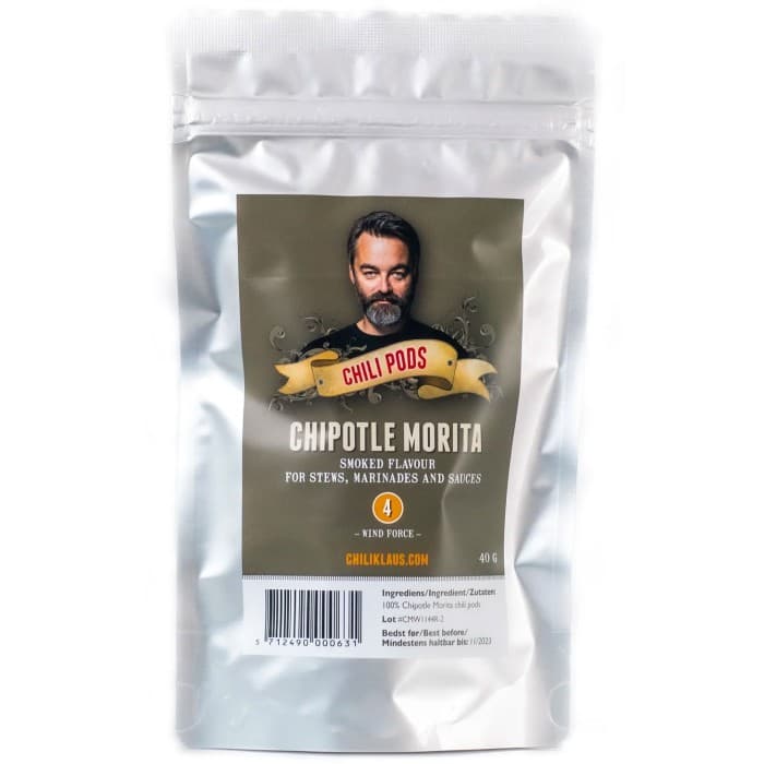 Chili Klaus Chipotle Morita Chili Pods 40g