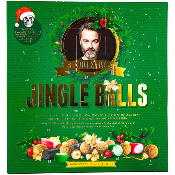 Chili Klaus Jingle Balls Xmas Calendar Green 2025