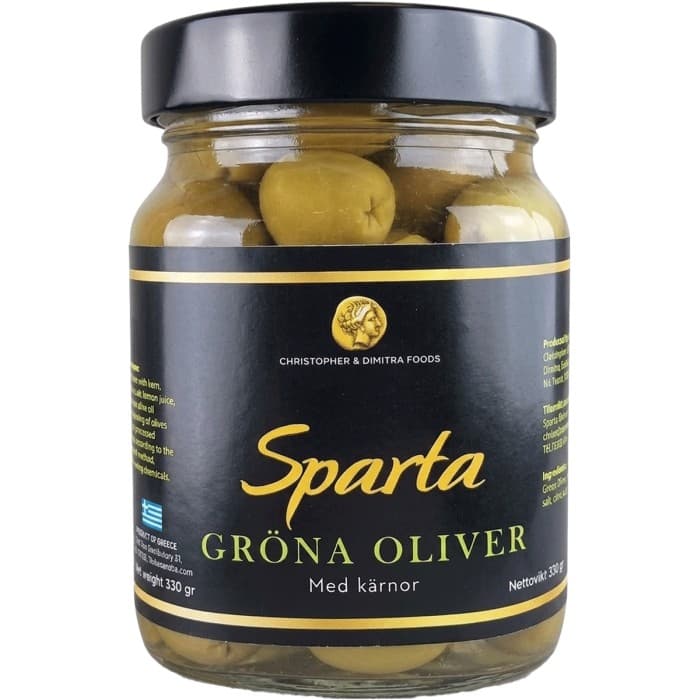 Christopher & Dimitra Foods Gröna Oliver 330g – från Christopher & Dimitra Foods – 69 kr – hos Delitea