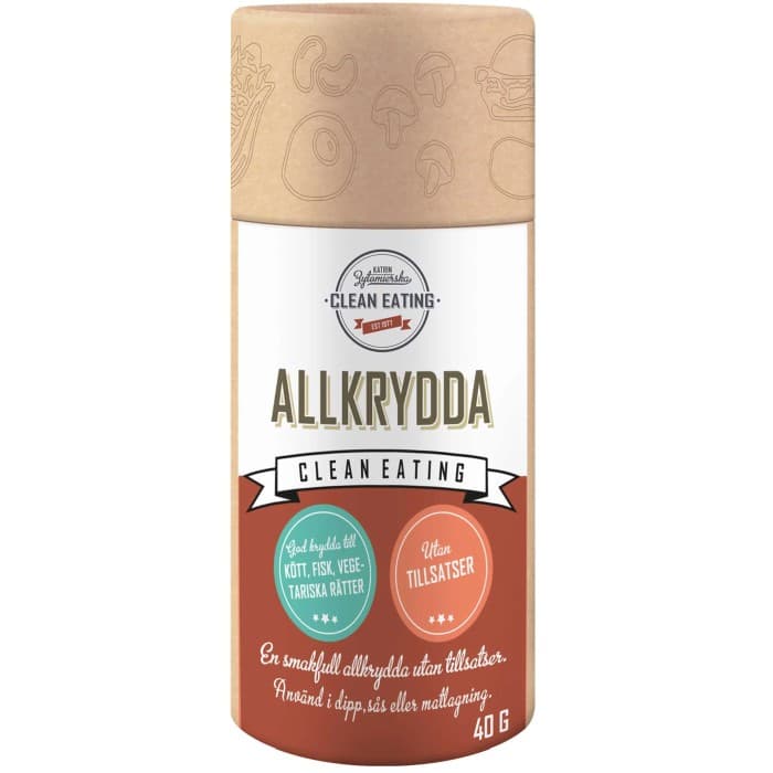 Clean Eating Allkrydda Burk 40g