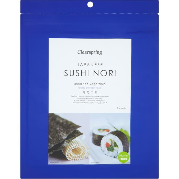 Clearspring Alg Sushi Nori Rostad 7 ark