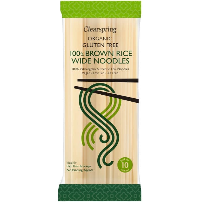 Clearspring Nudlar Råris Breda 200g