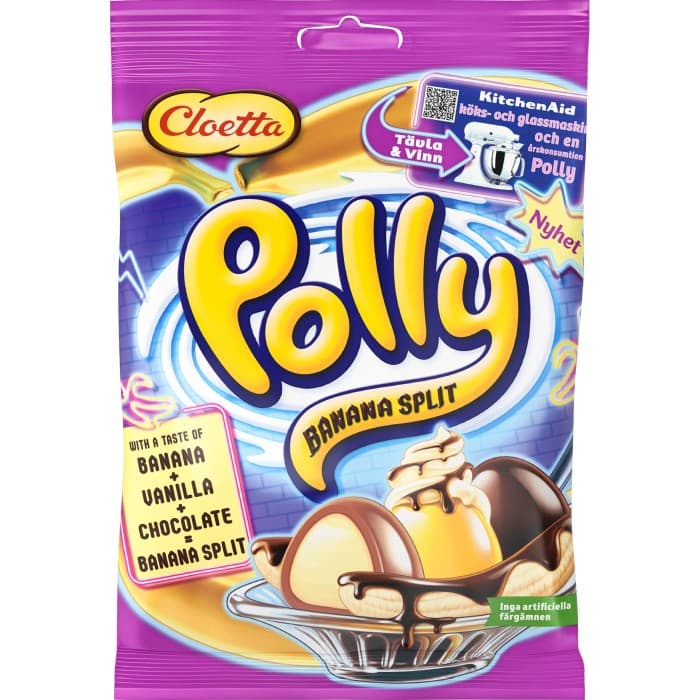 Cloetta Polly Banana Split 150g från Cloetta – köp hos Delitea