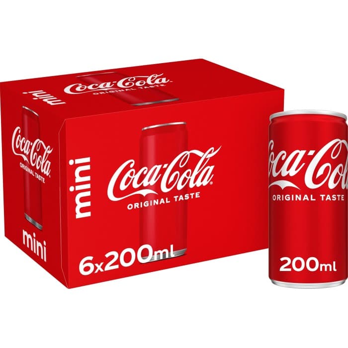 Coca-Cola Burk Mini 6x20cl – från Coca-Cola – 56 kr – hos Delitea