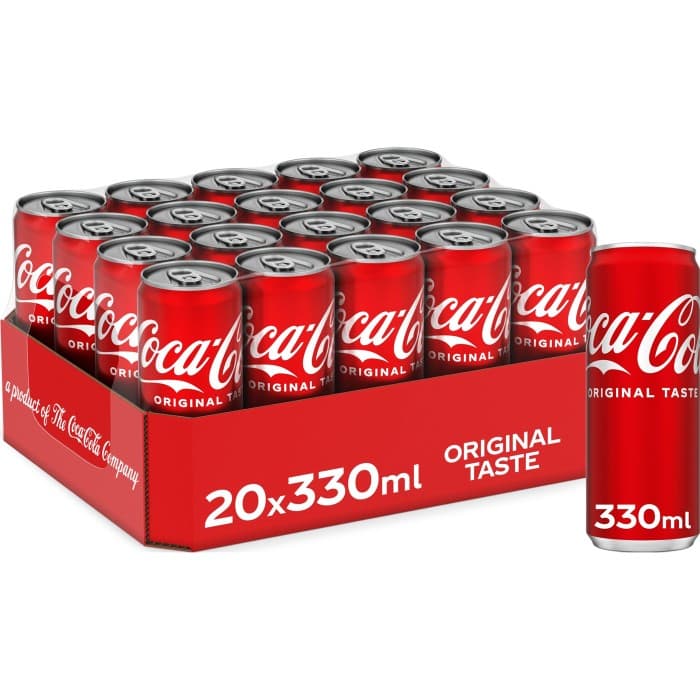 Coca-Cola Classic Burk 20x33cl från Coca-Cola – köp hos Delitea