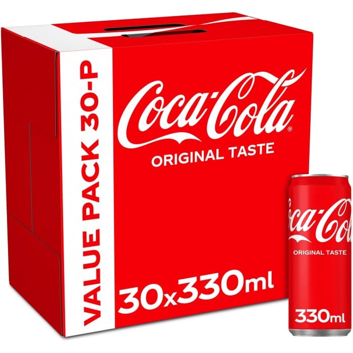 Coca-Cola Classic Burk 30x33cl från Coca-Cola – köp hos Delitea