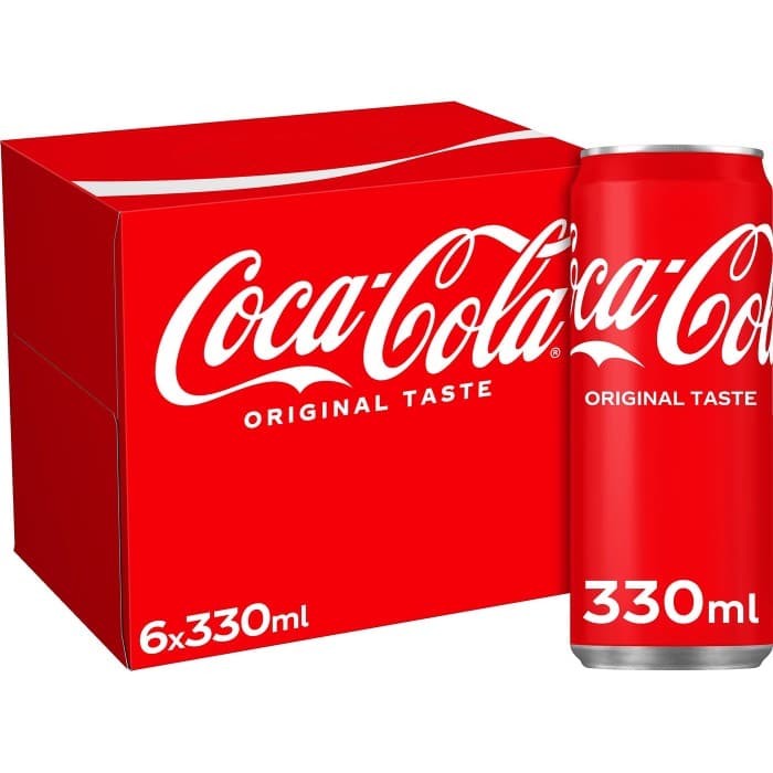 Coca-Cola Classic Burk 6x33cl från Coca-Cola – köp hos Delitea