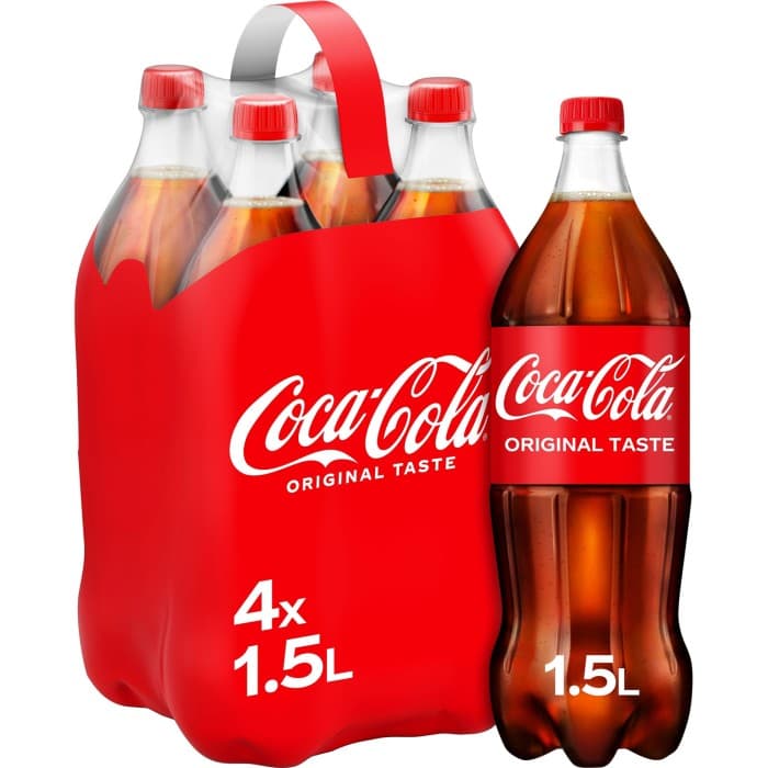 Coca-Cola PET 4x1,5L från Coca-Cola – köp hos Delitea