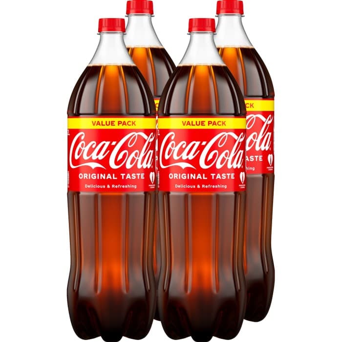 Coca-Cola PET 4x2L – från Coca-Cola – 109 kr – hos Delitea
