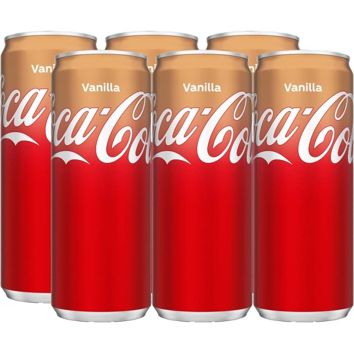Coca-Cola Vanilla Burk 6x33cl från Coca-Cola – köp hos Delitea