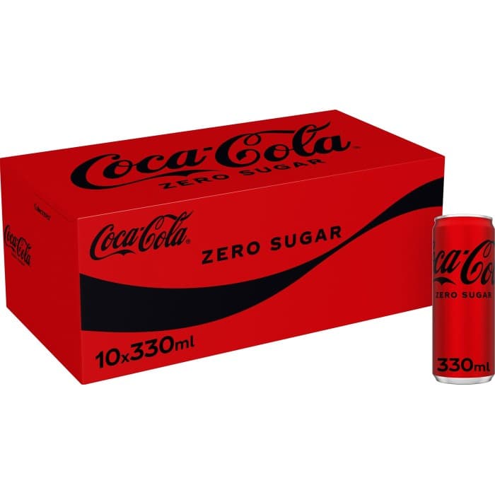Coca-Cola Zero Burk 10x33cl från Coca-Cola – köp hos Delitea