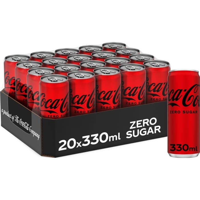 Coca-Cola Zero Burk 20x33cl från Coca-Cola – köp hos Delitea
