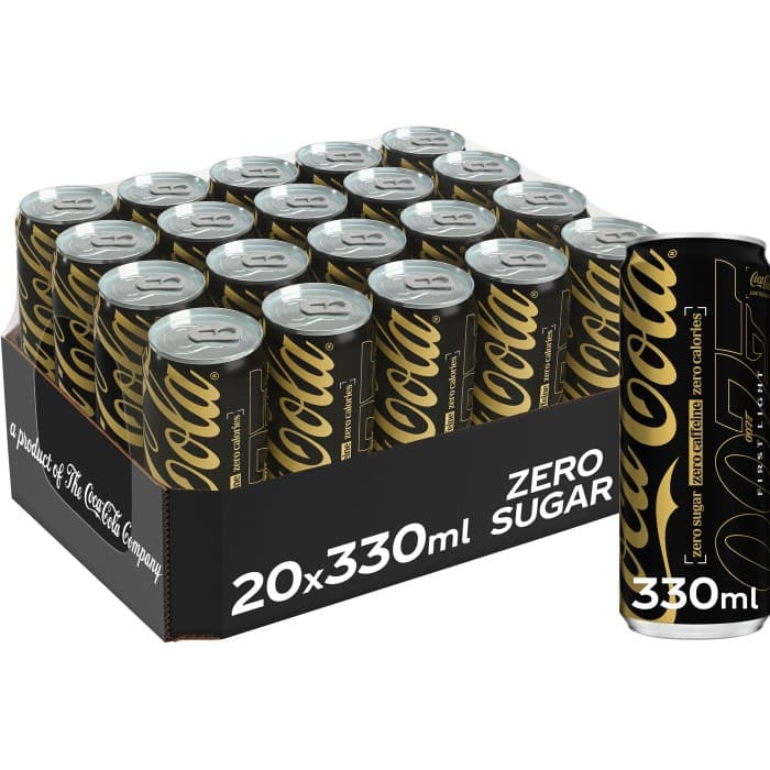 Coca-Cola Zero Koffeinfri 20x33cl från Coca-Cola – köp hos Delitea
