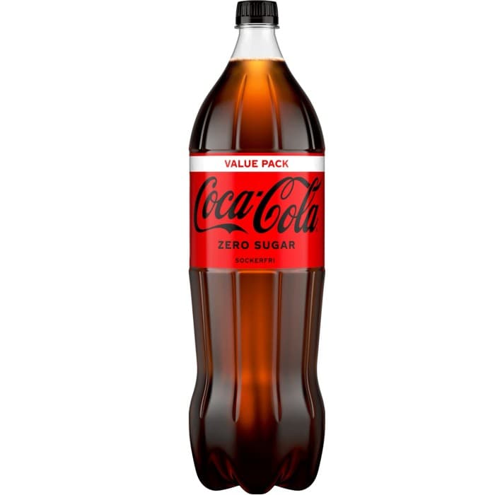 Coca-Cola Zero PET 2L från Coca-Cola – köp hos Delitea