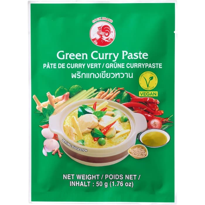 Cock Brand Grön Currypasta 50g