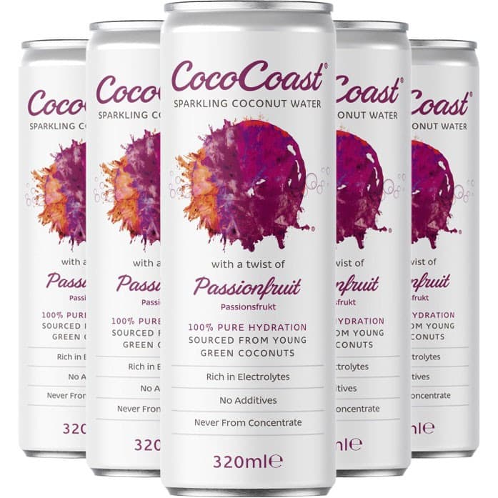 CocoCoast Sparkling Passionfruit 24x320ml