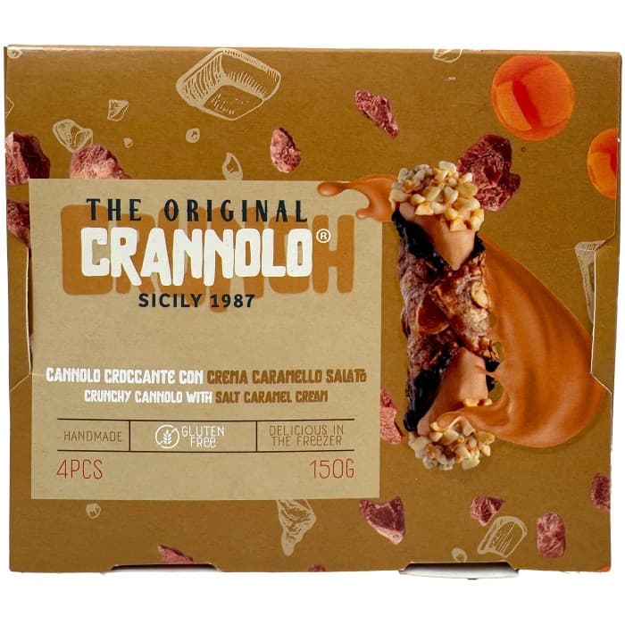 Crannolo Cannoli med Salt Karamellcreme 150g – från Crannolo – 75 kr – hos Delitea