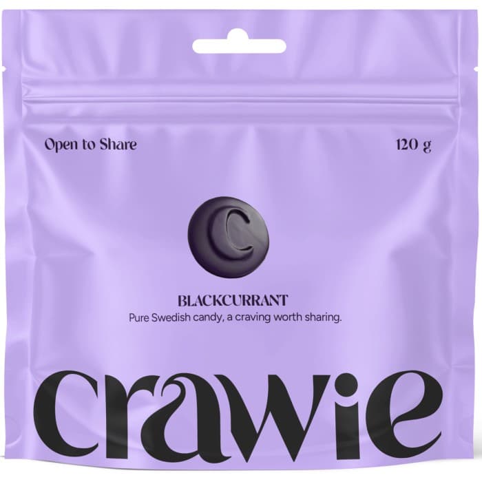 Crawie Blackcurrant 120g – från Crawie – 29 kr – hos Delitea