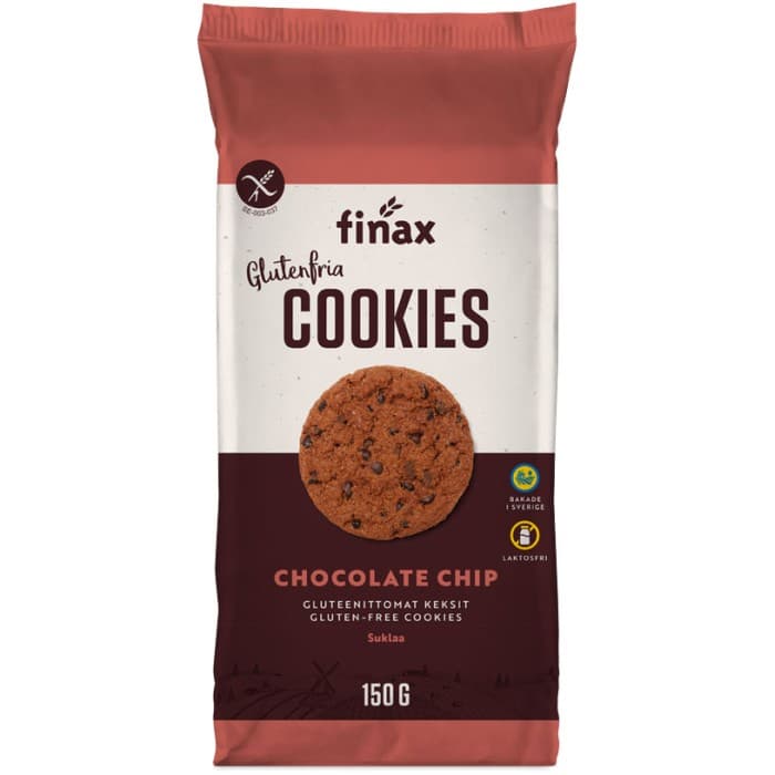 Finax Chocolate Chip Cookies 150g från Finax – köp hos Delitea