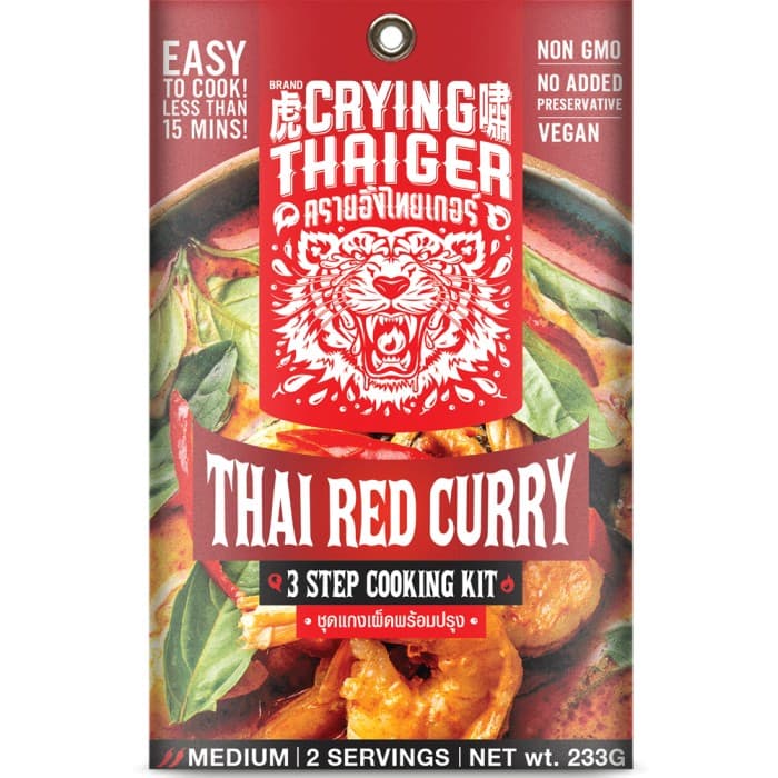 Crying Thaiger Thai Red Curry Matlagningskit 233g – från Crying Thaiger – 39 kr – hos Delitea