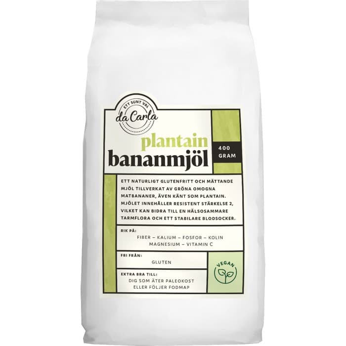 da Carla Bananmjöl 400g från da Carla – köp hos Delitea
