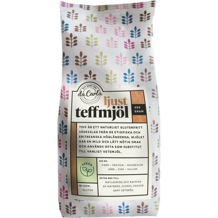 da Carla Ljust Teffmjöl 400g från da Carla – köp hos Delitea