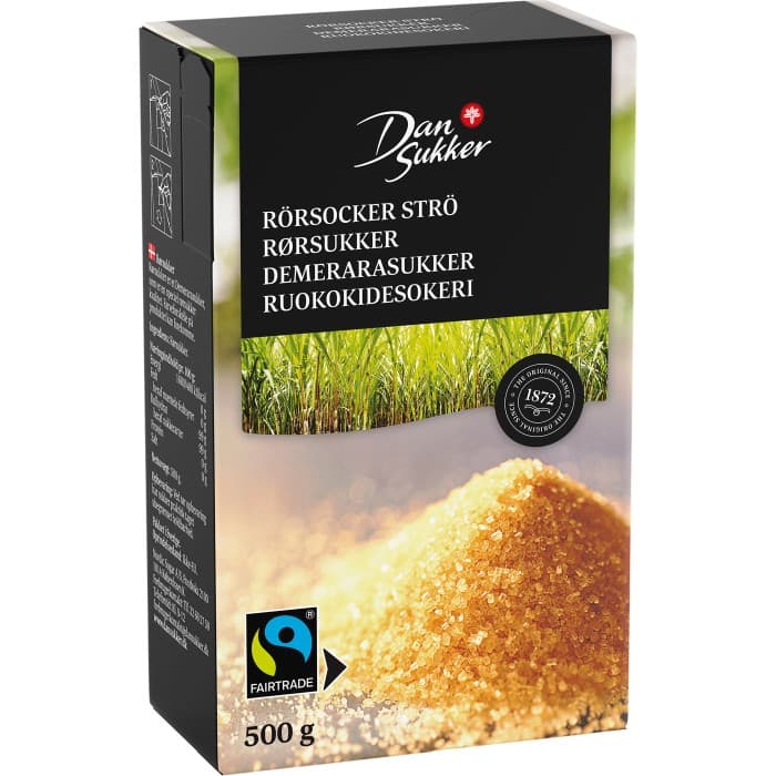 Dansukker Rörsocker Strö Fairtrade 500g