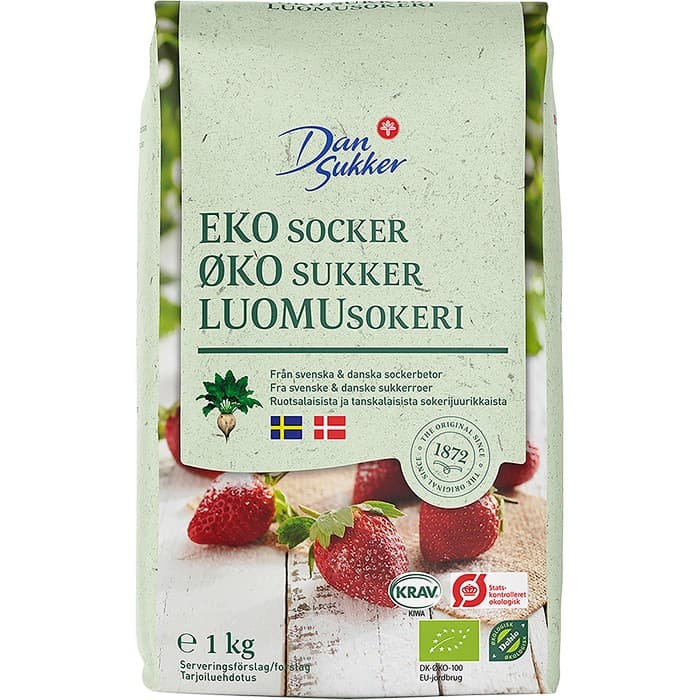 Dansukker Strösocker Eko 1kg