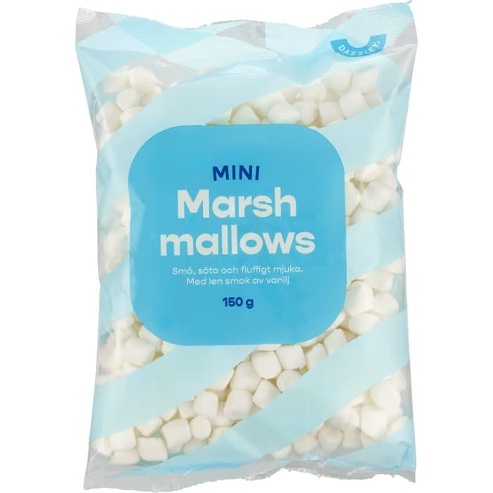 Dazzley Marshmallows Mini Vit 150g
