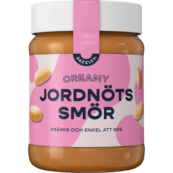 Dazzley Peanut Butter Creamy Jordnötssmör 350g