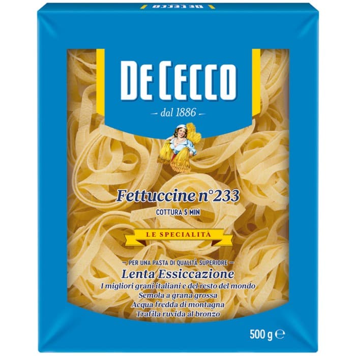 De Cecco Fettuccine Durum Pasta 500g
