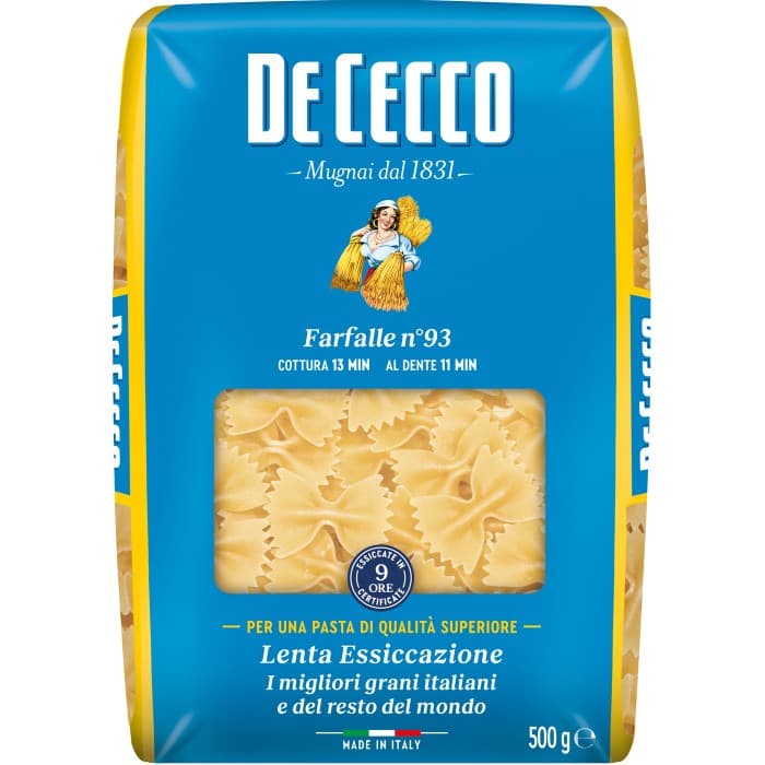 De Cecco Pasta Farfalle 500g