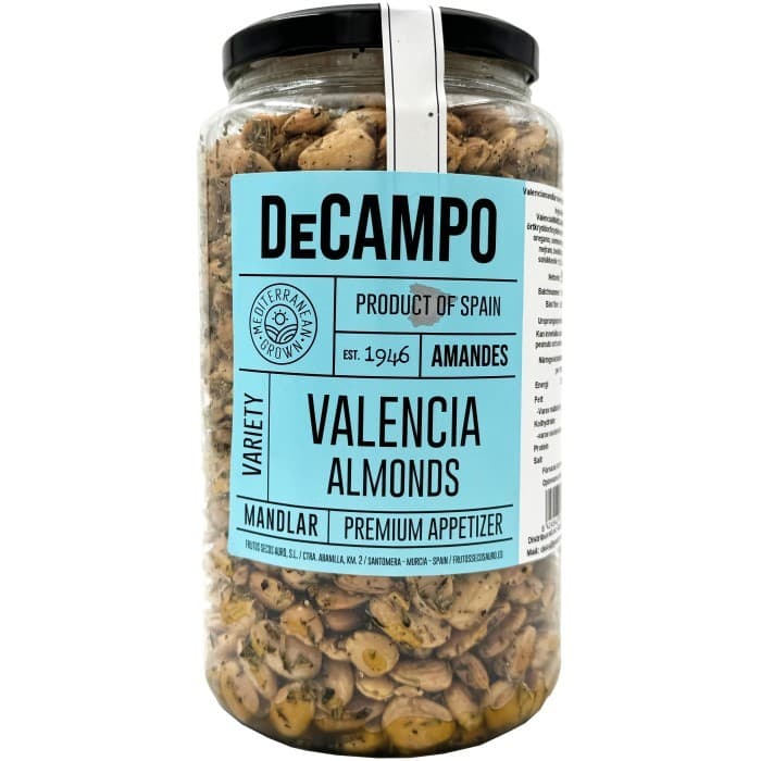 DeCampo Valenciamandel Örtkryddad 910g