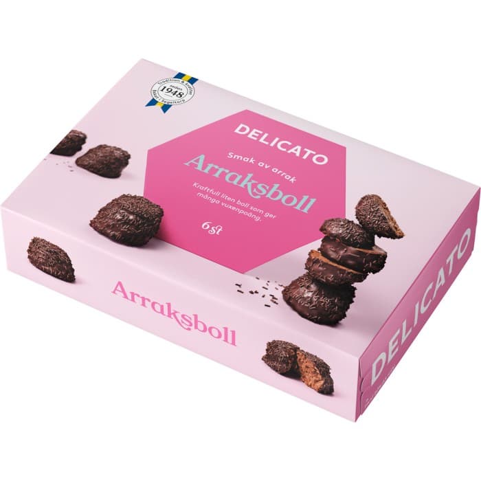 Delicato Arraksboll 6st