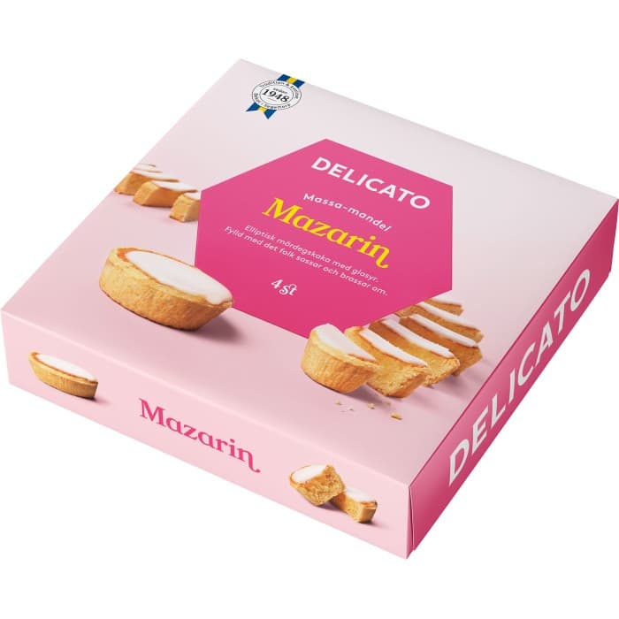 Delicato Mazarin 4-pack 220g – från Delicato – 29 kr – hos Delitea