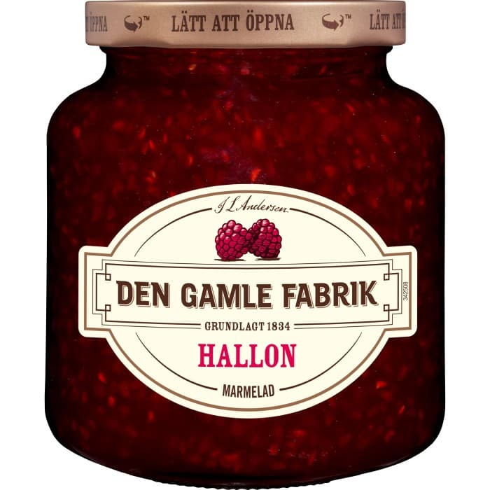 Den Gamle Fabrik Hallonmarmelad 380g