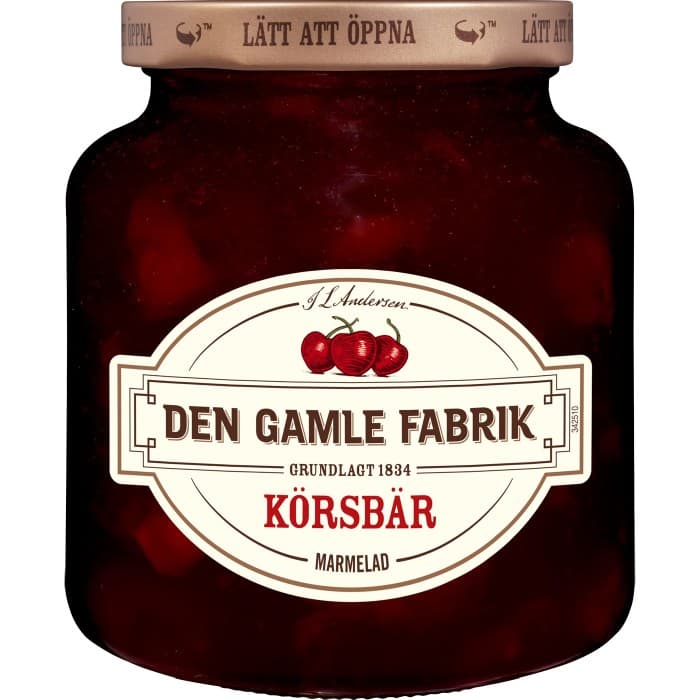 Den Gamle Fabrik Körsbärsmarmelad 380g