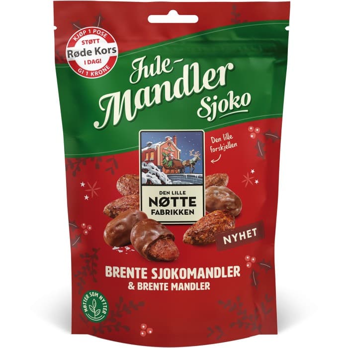 Den Lille Nøttefabrikken Julemandlar 150g
