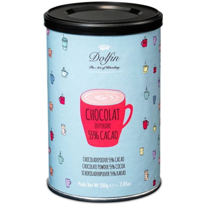 Dolfin Varm Chokladpulver 55% Kakaohalt 200g