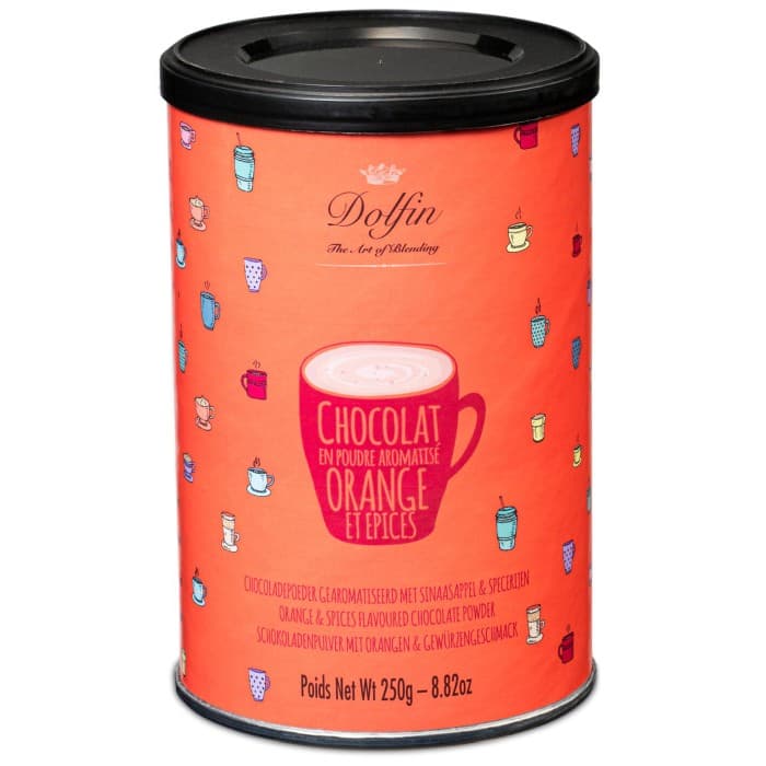 Dolfin Varm Chokladpulver Apelsin & Kryddor 250g
