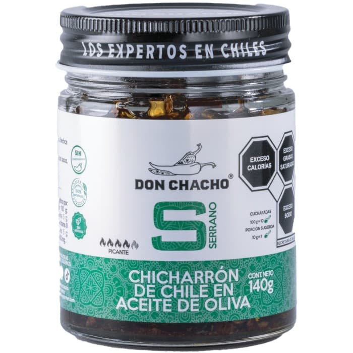 Don Chacho Chili & Serrano i Olivolja 140g från Don Chacho - köp hos Delitea