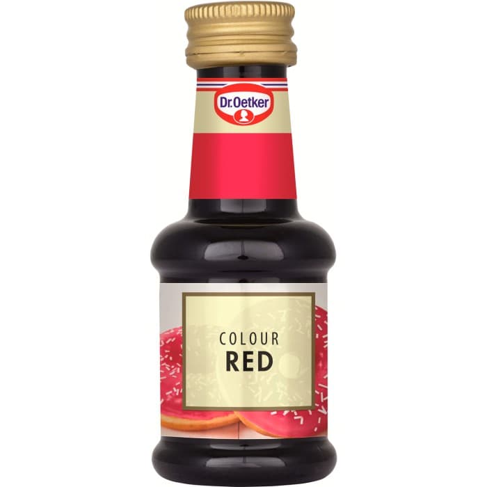 Dr. Oetker Hushållsfärg Röd 30g