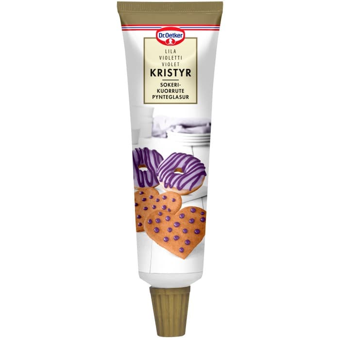 Dr. Oetker Kristyr Lila 125g